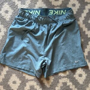 Nike Women's Dri-Fit Teal Athletic Shorts